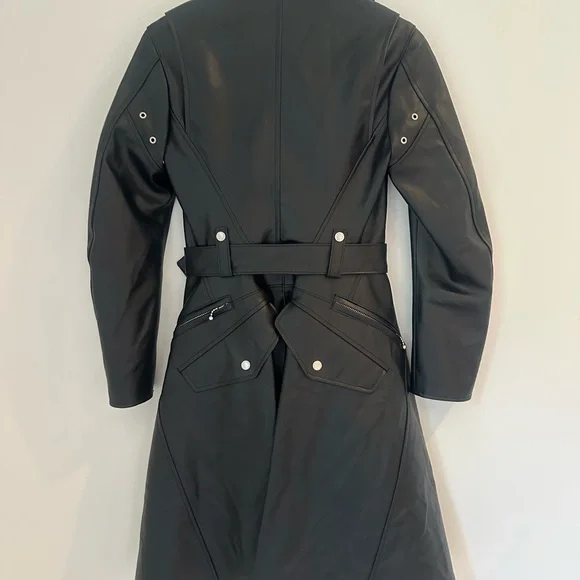 Junya Wantanabe comme De GARÇONS faux Leather Coat - Picture 3 of 7